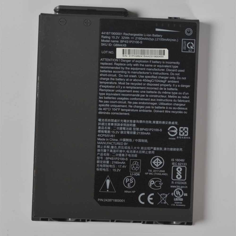 Batería para S410-Semi-Rugged-Notebook-BP-S410-2nd-32/getac-BP4S1P2100-S
